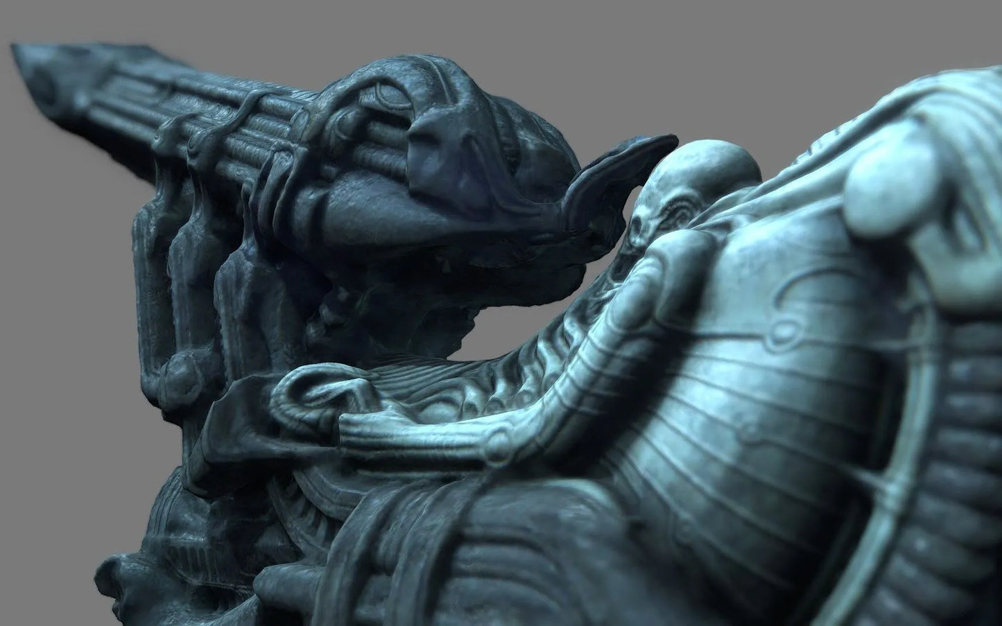 PBR Game 3D Models - Alien Space Jockey