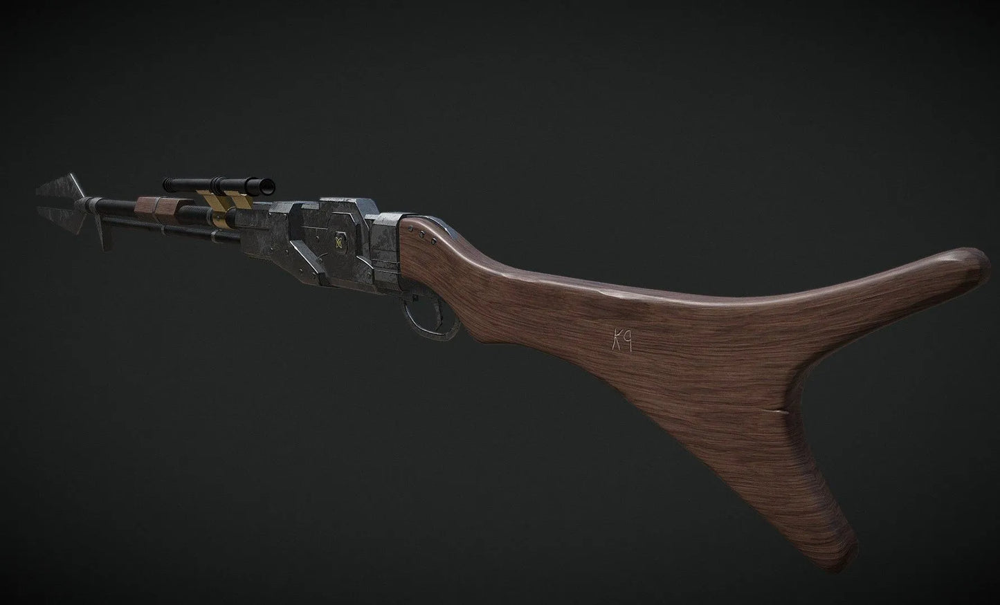 PBR Game 3D Models - Amban Phase Pulse Blaster Rifle Fan Art