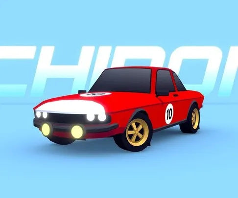 PBR Game 3D Models - ARCADE Chiron Rally Car