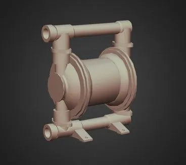 PBR Game 3D Models - BOMBA NEUMATICA 1 14
