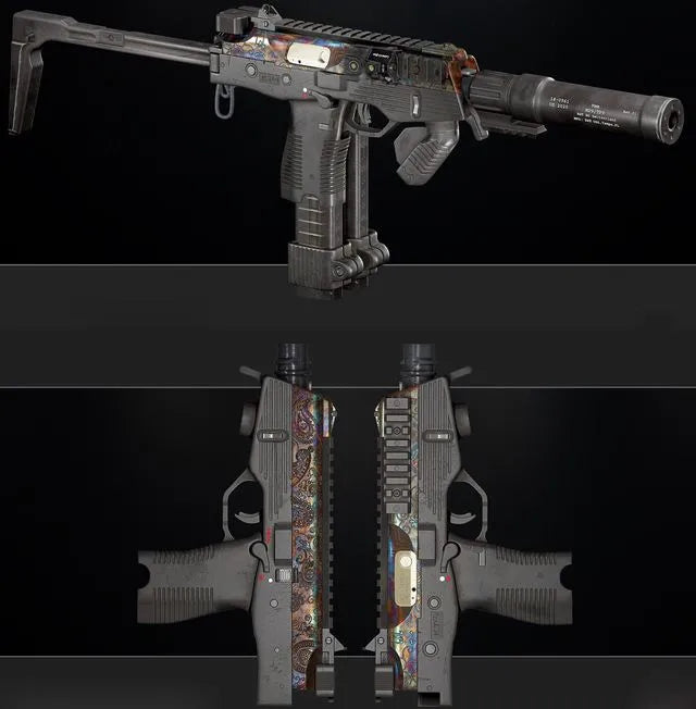PBR Game 3D Models - Brugger and Thomet MP9
