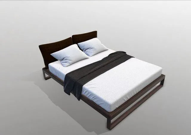 PBR Game 3D Models - Double bed