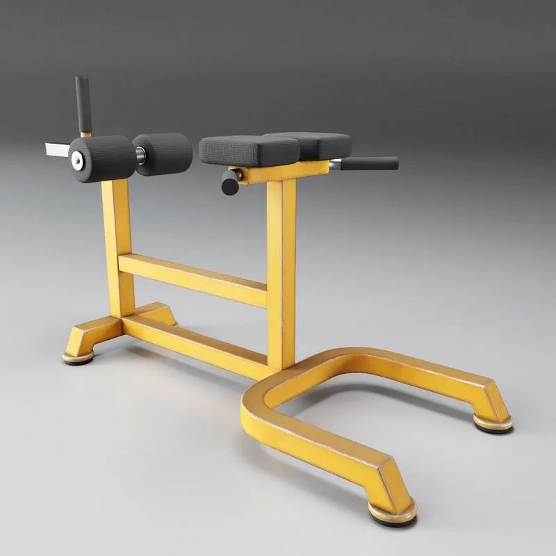 PBR Game 3D Models - Hyperextension biceps curl machine