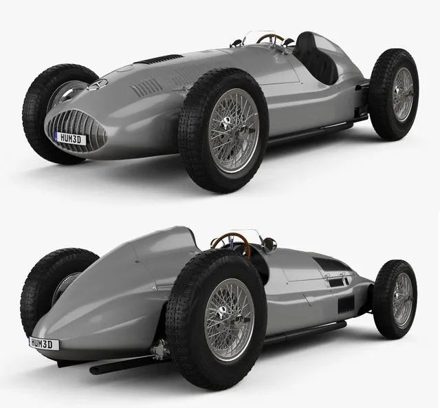 PBR Game 3D Models - Mercedes-Benz W165 1939