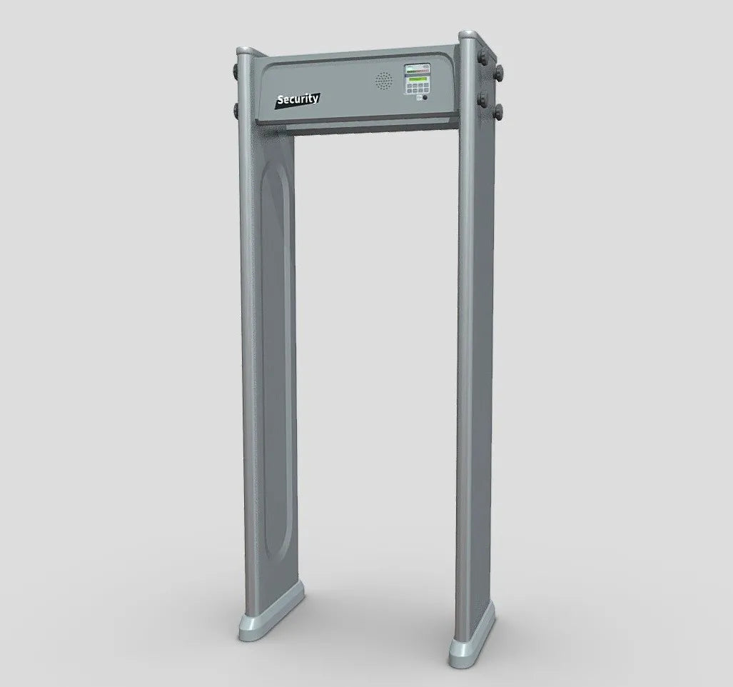 PBR Game 3D Models - Metal Detector Gate