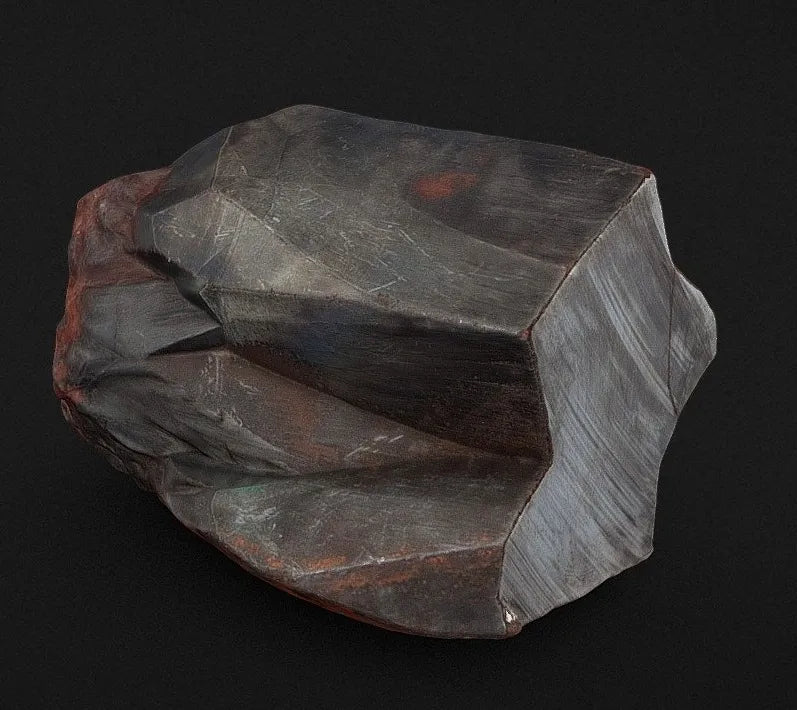 PBR Game 3D Models - Metallic Looking Crystals Of Hematite