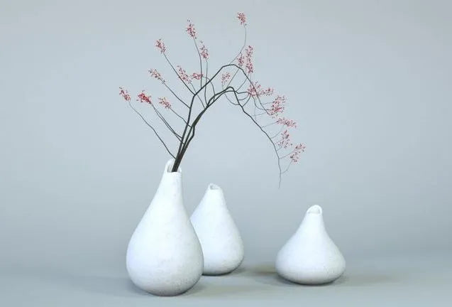 PBR Game 3D Models - Minimalistic Ceramic Vase Set