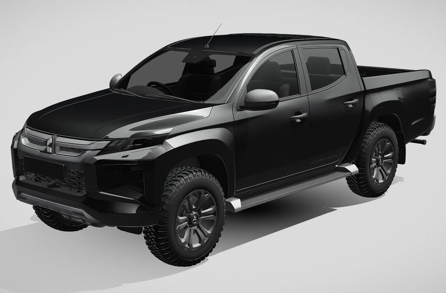 PBR Game 3D Models - Mitsubishi L200 Uk Spec Barbarian X 2021