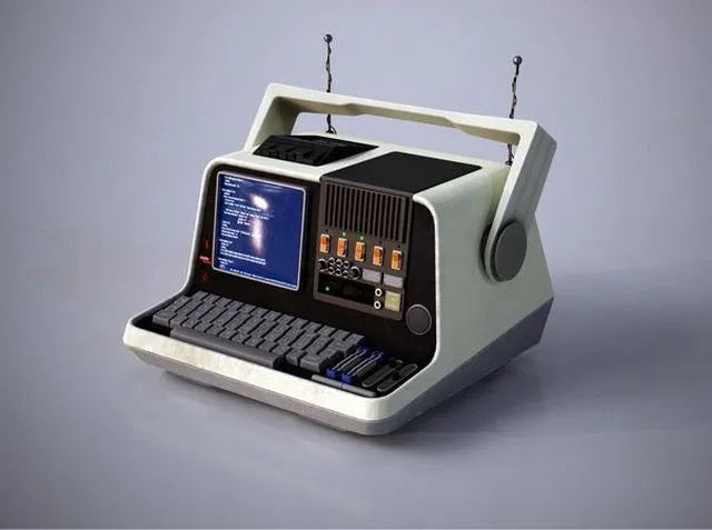 PBR Game 3D Models - Old Portable Computer