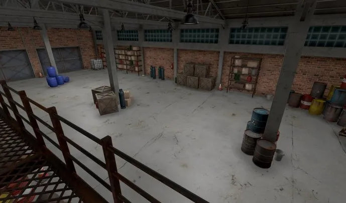 PBR Game 3D Models - Old Warehouse