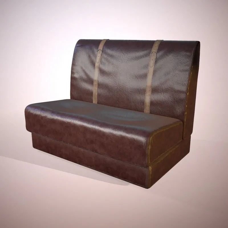 PBR Game 3D Models - Sofa with straps