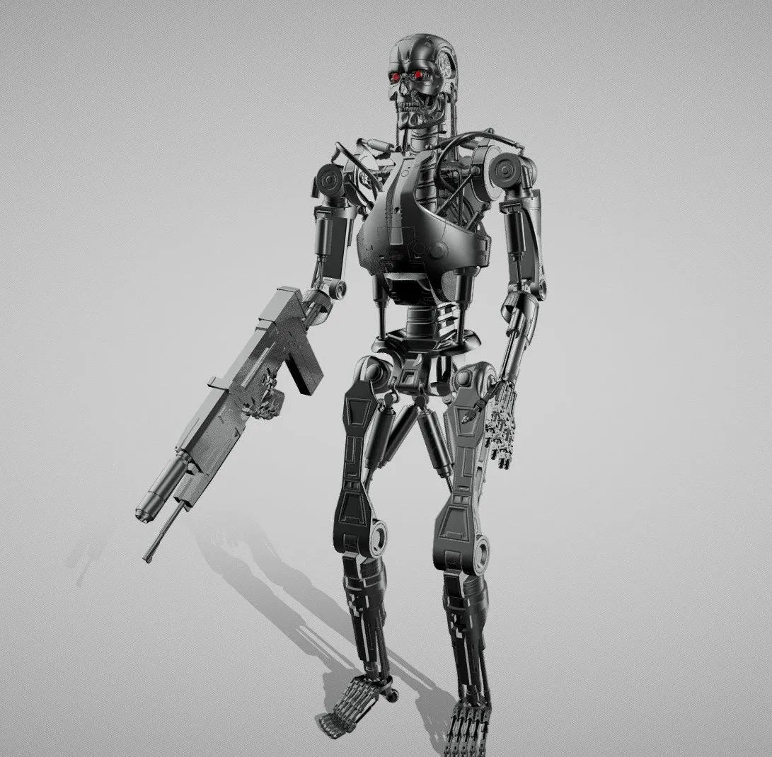 PBR Game 3D Models - Terminator T 800