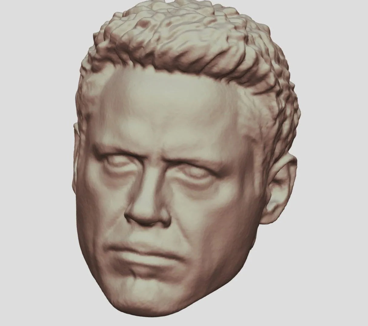 PBR Game 3D Models - Tony Stark Ironman Head 3D Scan