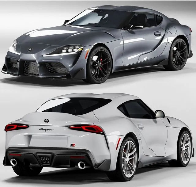 PBR Game 3D Models - Toyota Supra GR 2020