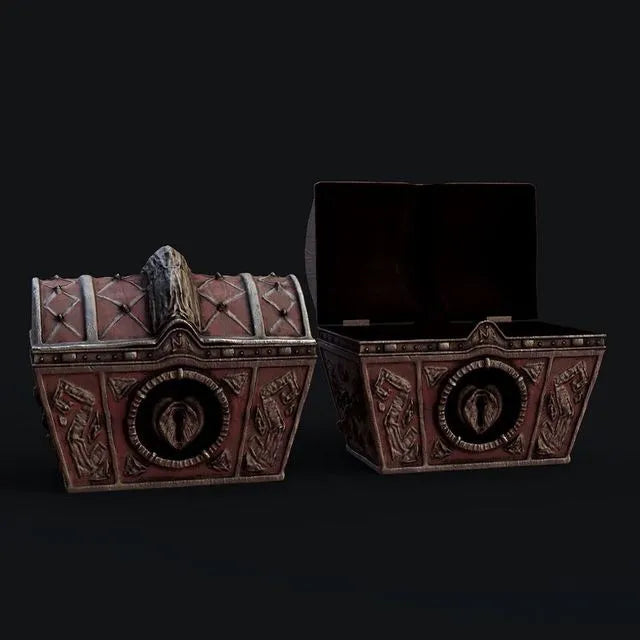 PBR Game 3D Models - Treasure Chest