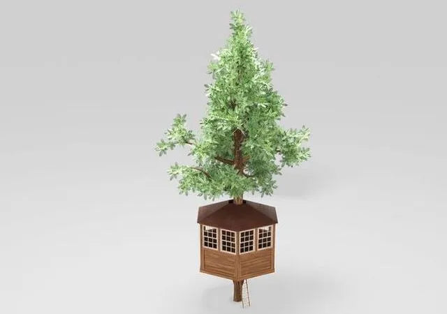 PBR Game 3D Models - Tree House