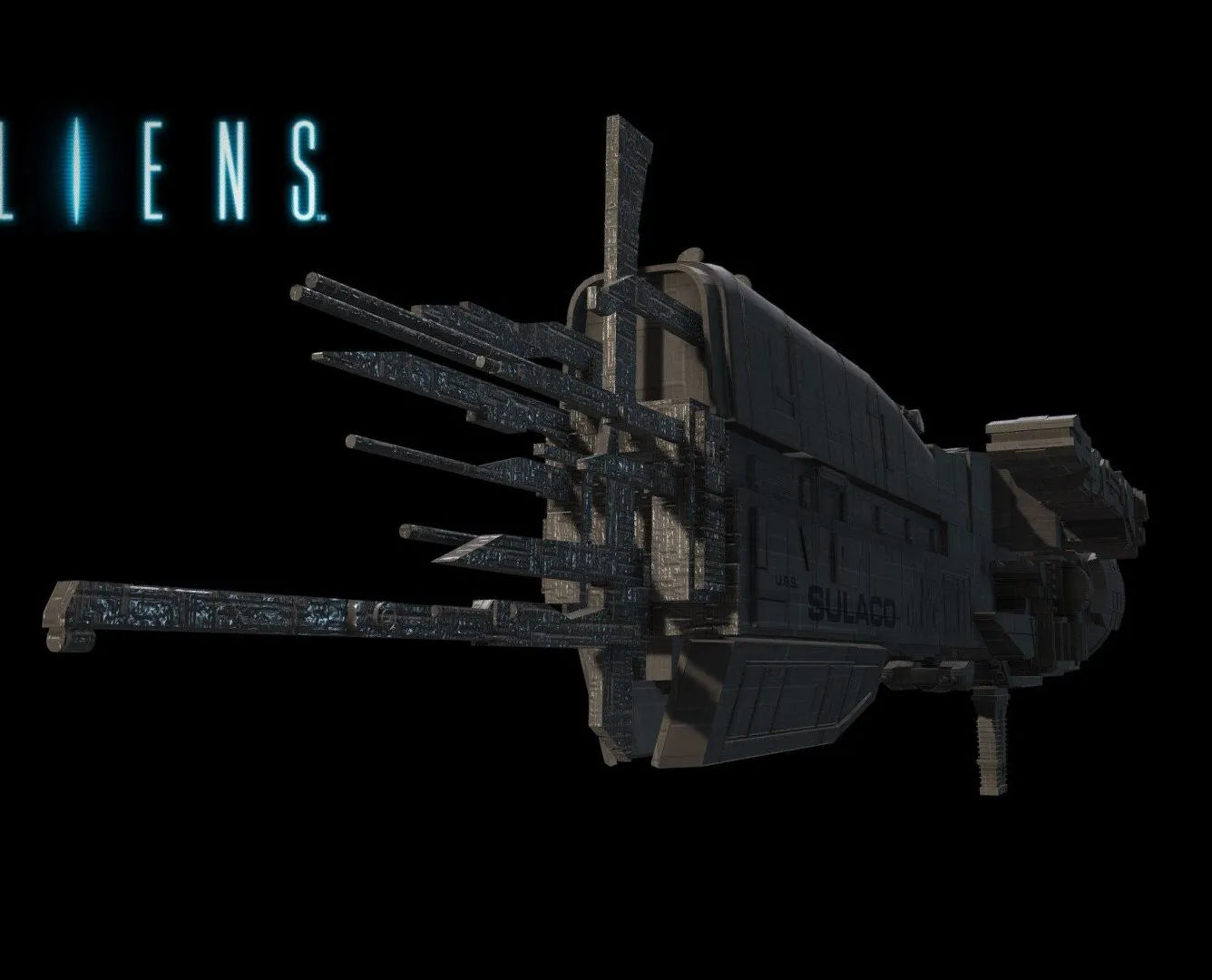 PBR Game 3D Models - Uss Sulaco