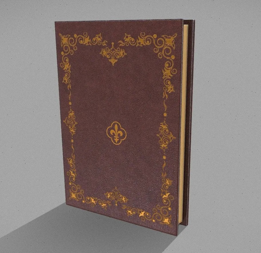 PBR Game 3D Models - Vintage Book