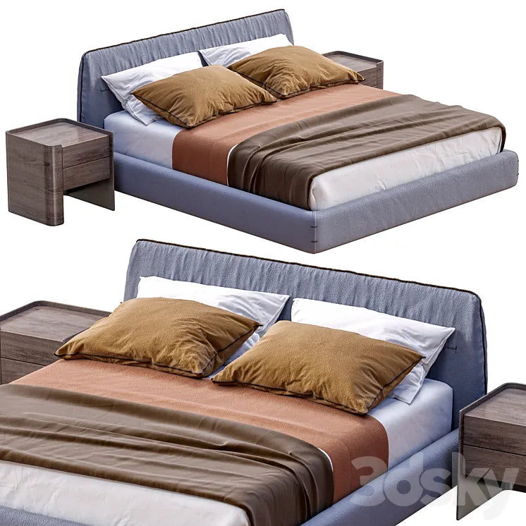 Poliform Bed Jacqueline 3DSMAX Model