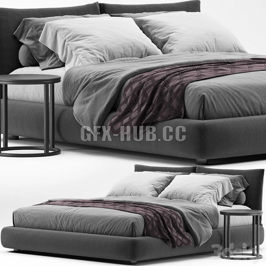 Poliform Dream Bed 3dsMax Model