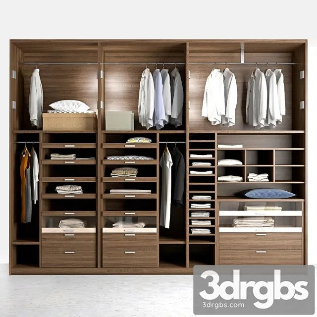 Poliform Molteni C Wardrobe 3D Model Free