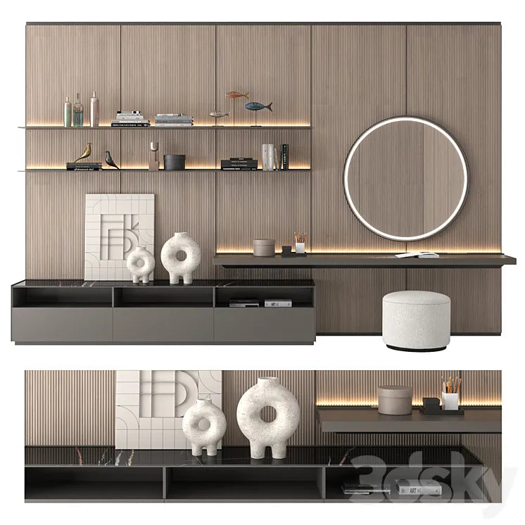 Poliform Set 3DSMAX Model