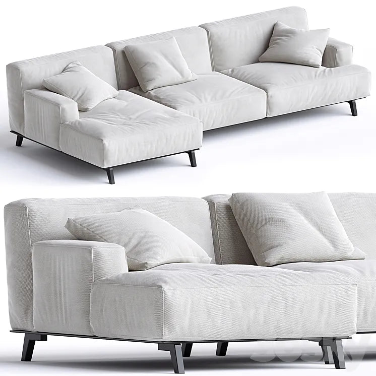 Poliform TRIBECA Sofa by Jean-Marie Massaud 3DSMAX Model