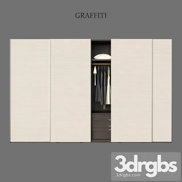 Poliform wardrobes armadi graffiti 2 3D Model Free