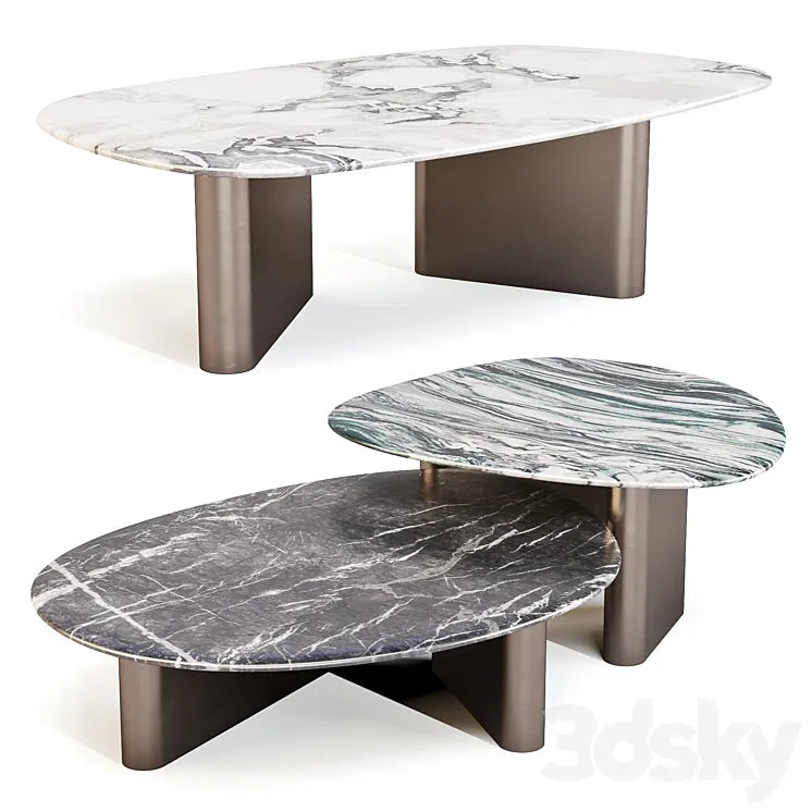 Porada 2022: Callisto - Coffee and Side Table 3DSMAX Model