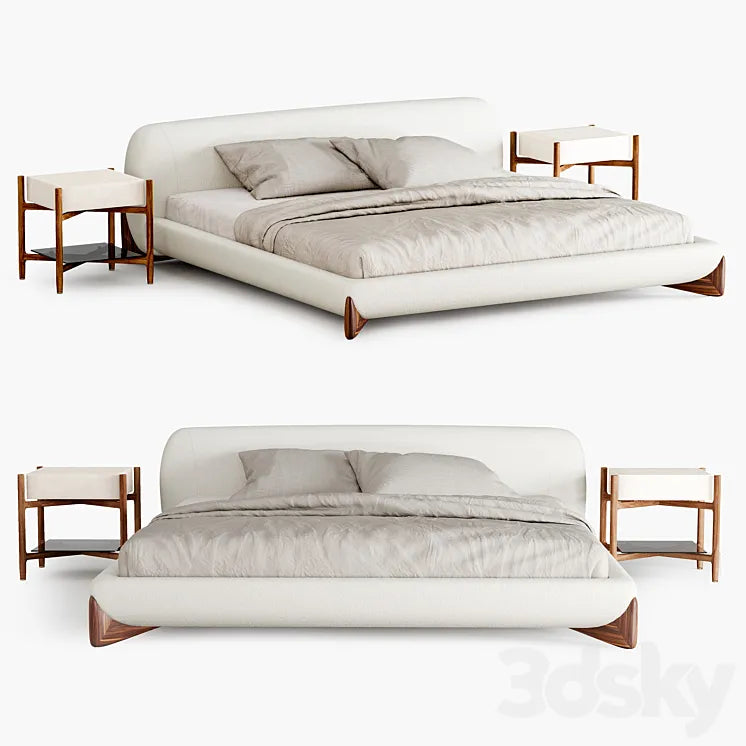 PORADA SOFTBAY BED 3DSMAX Model