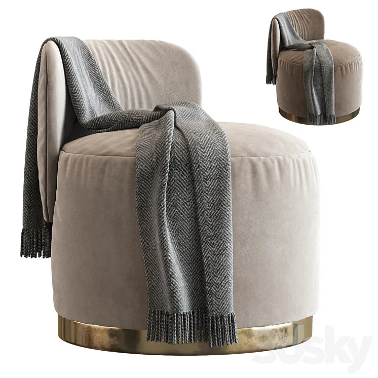 Pouf Andrew Martin 3DSMAX Model