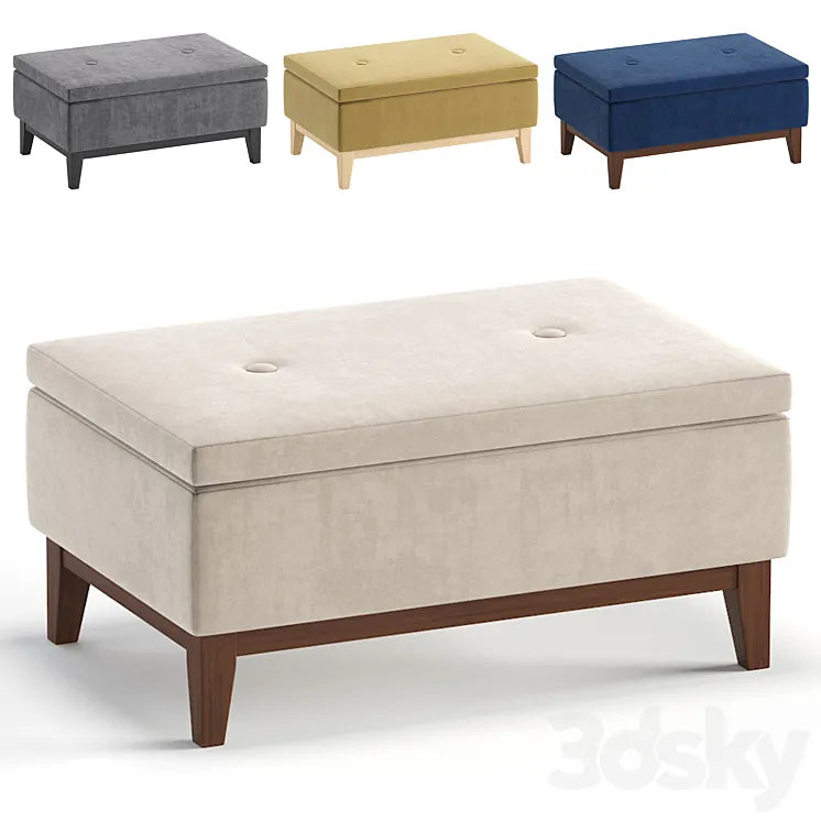 Pouf Blio 4 Colors Version divan.ru/Пуф Блио Velvet Milk диван.ру 3DSMAX Model