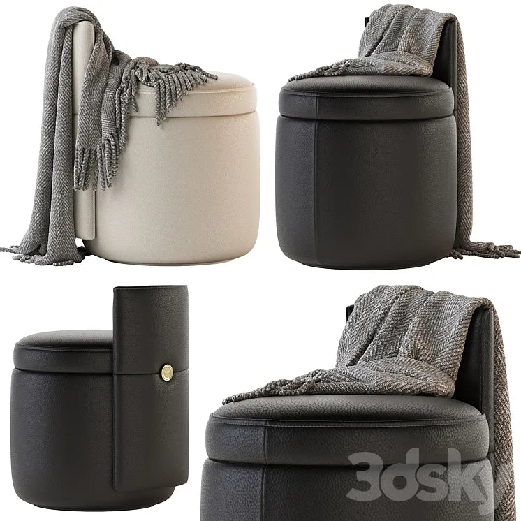 Pouf MADISON Turri 3DSMAX Model