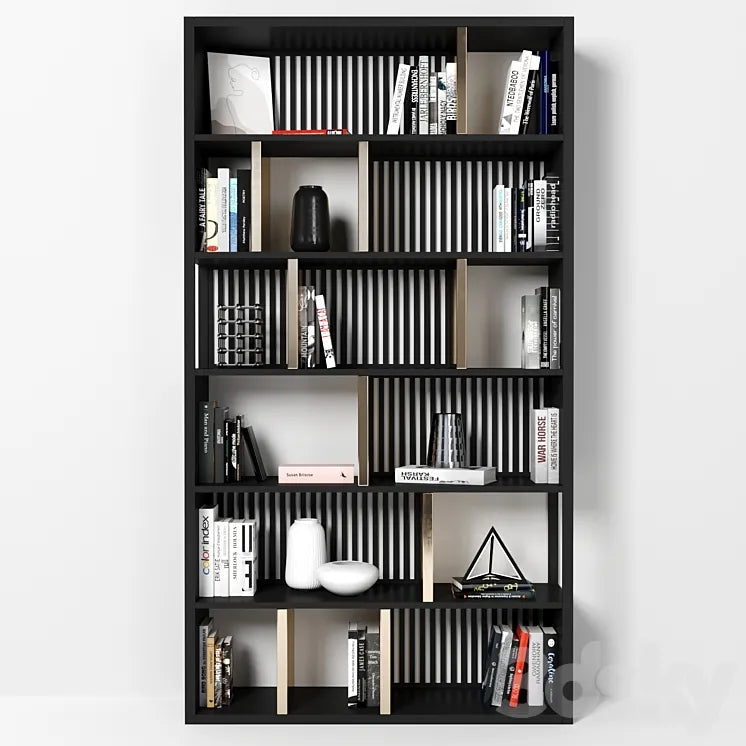Rack and Bookcase 3DSMAX Model