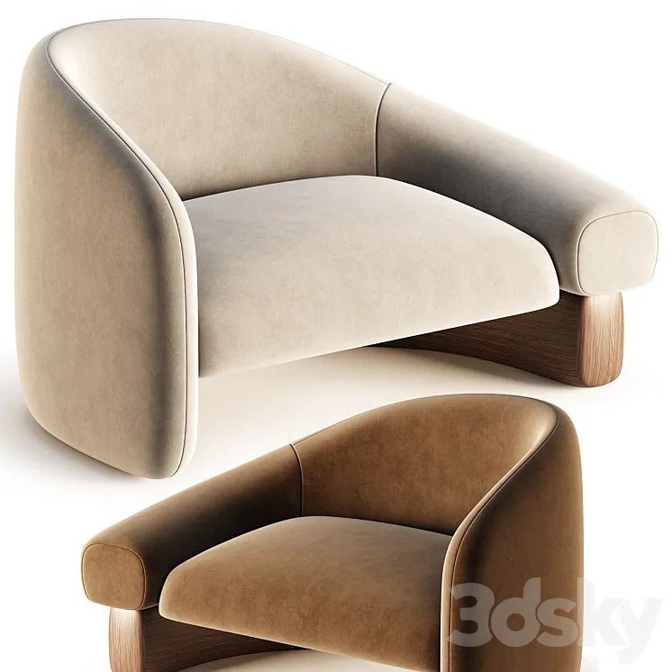 Raphael Navot Acrostic Overlay Armchair 3DSMAX Model