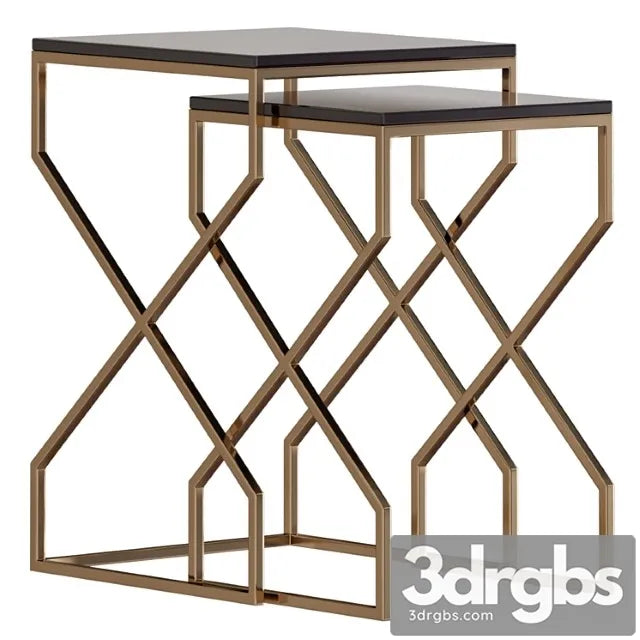 Reagan nesting end tables 2 3D Model Free
