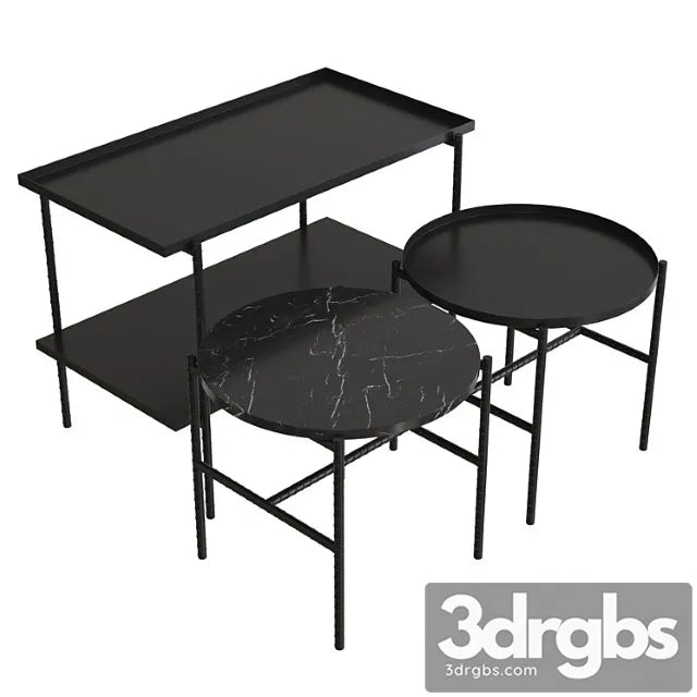 Rebar side table 2 3D Model Free