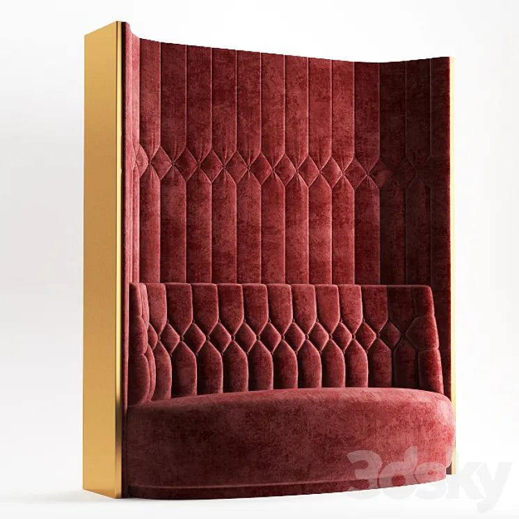 Restaurant sofa-1 3DSMAX Model