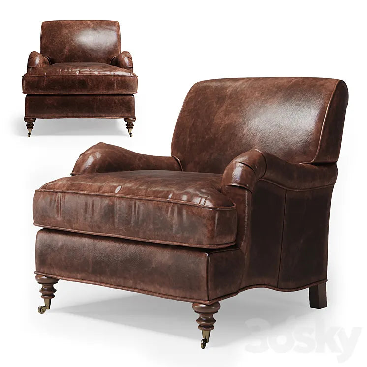 Restoration Hardware Barclay Armchair 3DSMAX Model
