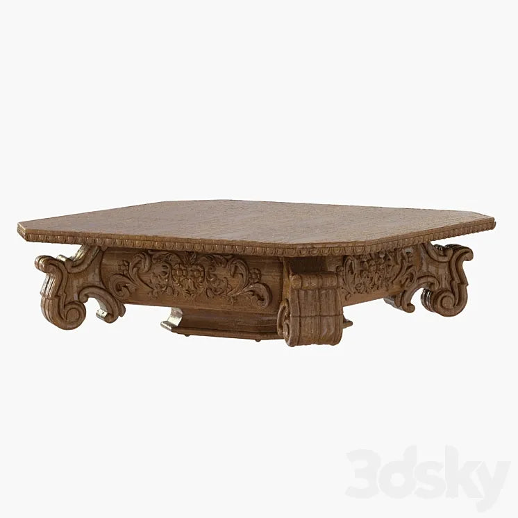 Restoration Hardware The BAROQUE CAPITAL COFFEE TABLE 3DSMAX Model