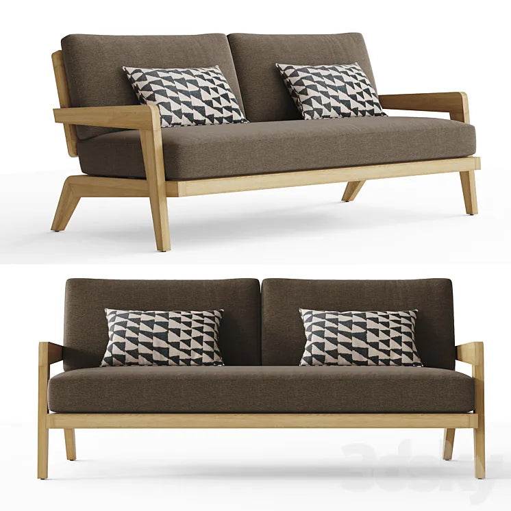 RH AVILA TEAK SOFA 72 3DSMAX Model
