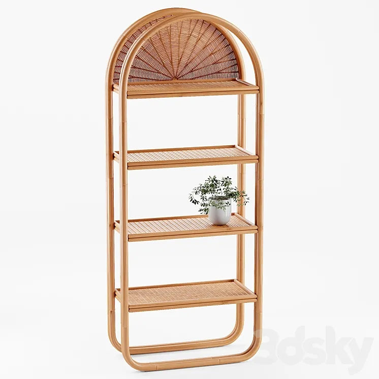 Ria Bookshelf 3DSMAX Model