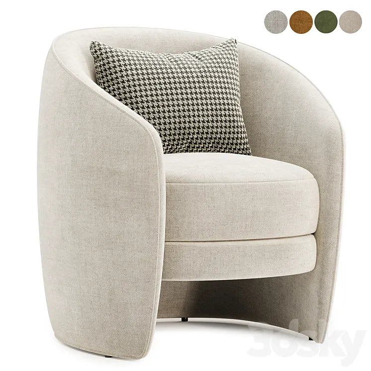 Richmond Interiors Fenna Armchair 3DSMAX Model