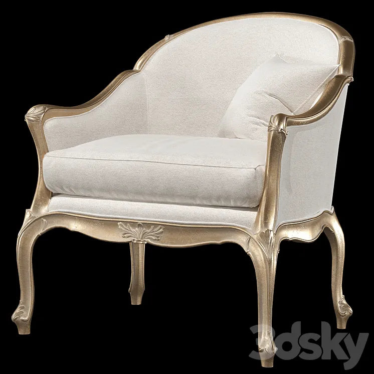 Roberto giovannini armchair art 1225 3DSMAX Model