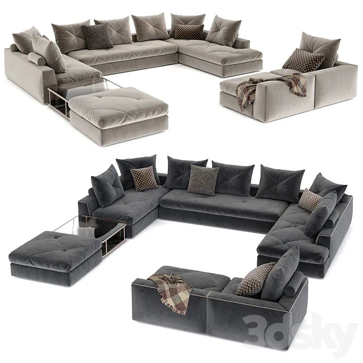 Roche Bobois sofa PREFACE 3DSMAX Model