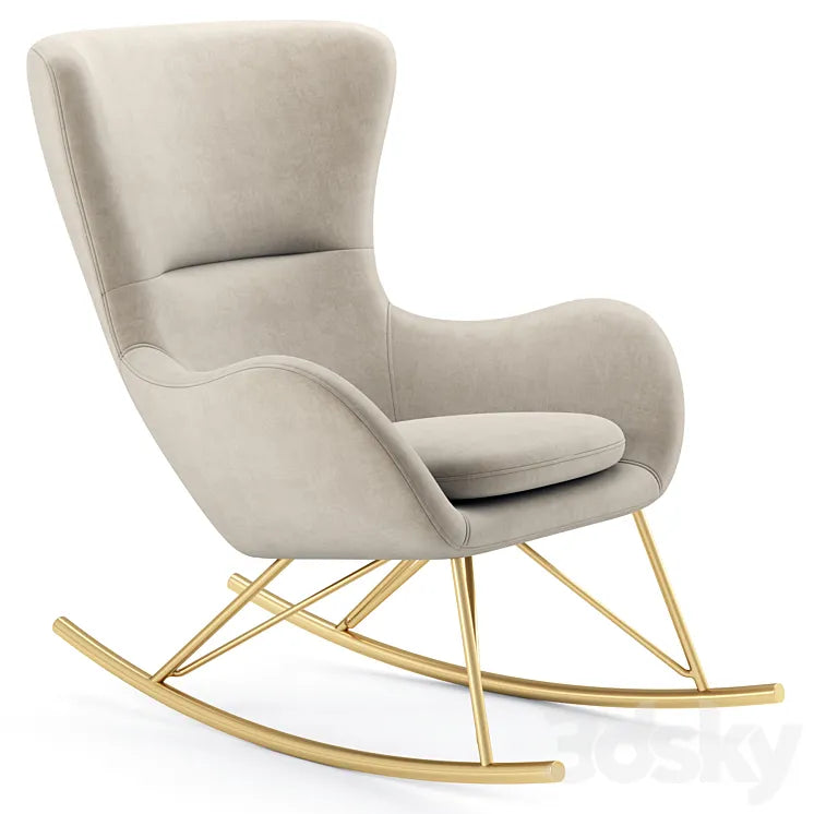 Rocking chair Scamby 3DSMAX Model