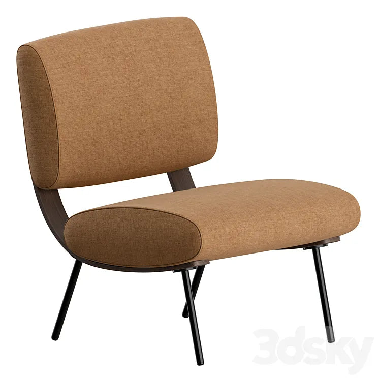 ROUND D.154.5 Armchair by Molteni & C 3DSMAX Model