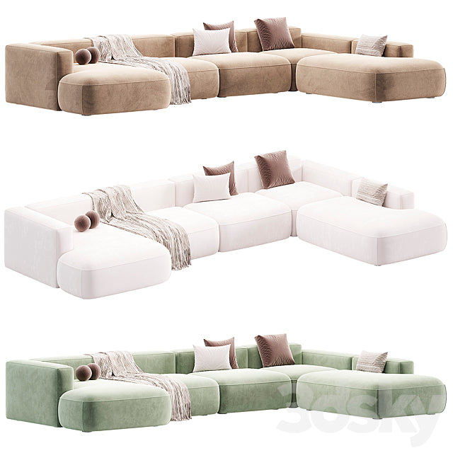 Roxen sofa 2 3ds Max