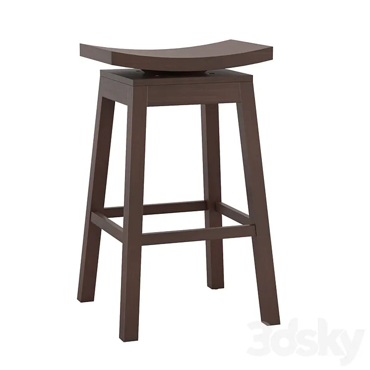 Saddle bar stool 3DSMAX Model