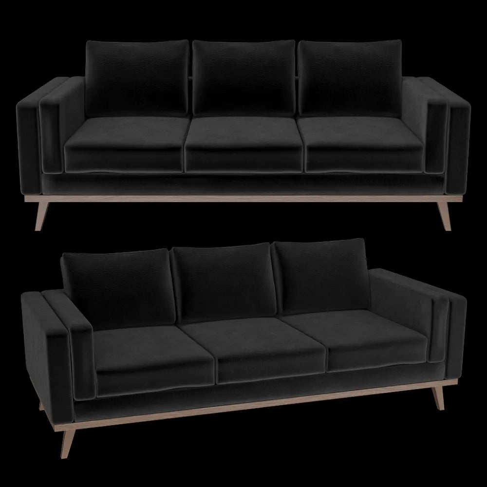 Scandicsofa - Sofa Nenuphar 3 seater 2 3ds Max